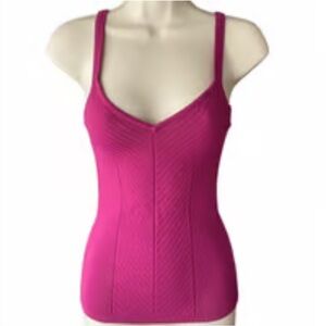 White House Black Market V-neck knit tank top NWT size XS